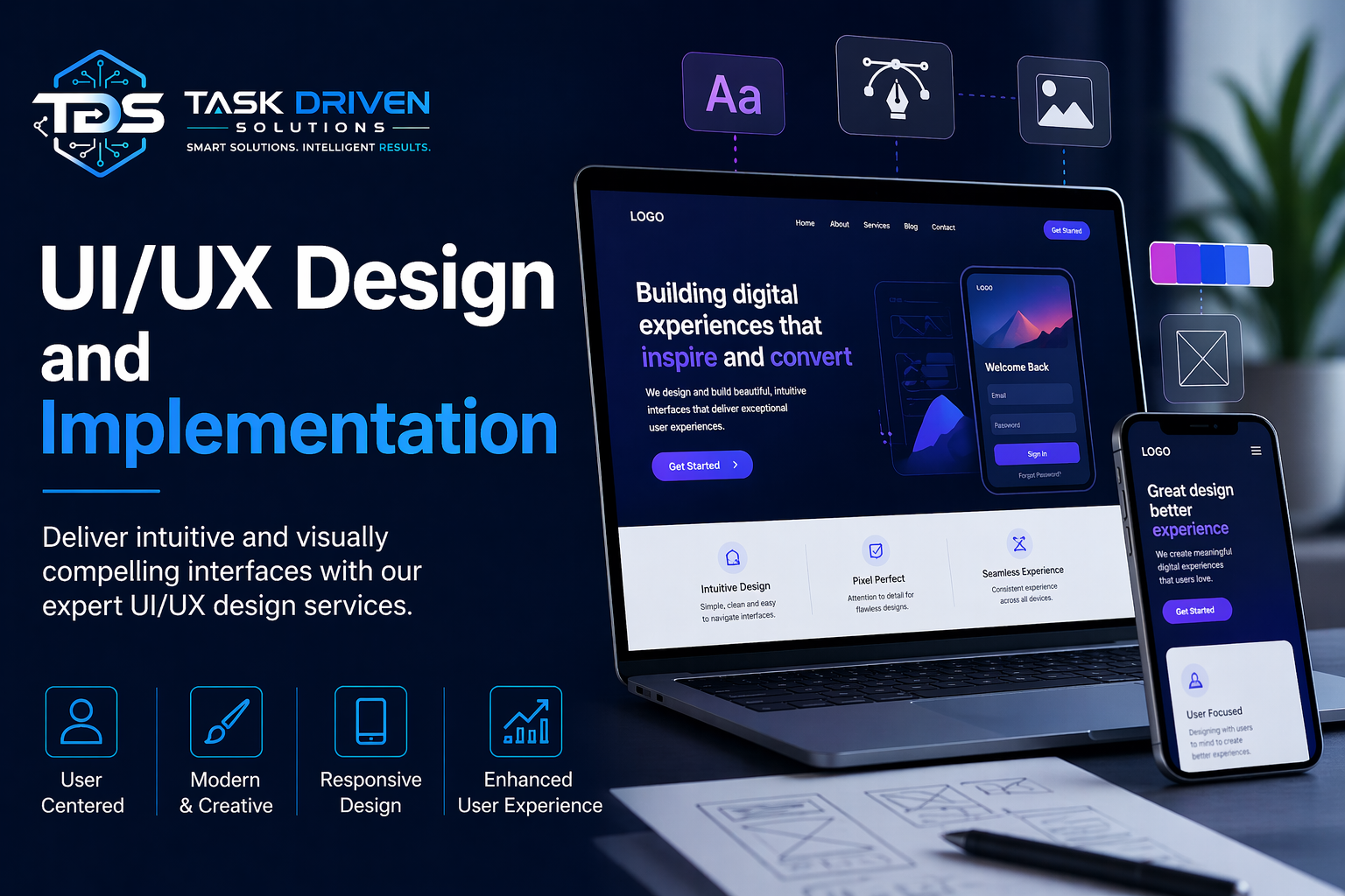 UI/UX Design and Implementation
